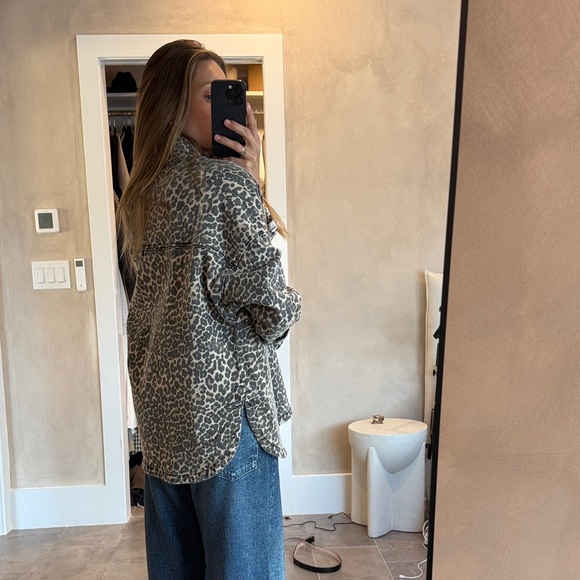 Leopard Print Women's Jacket - Picture 6 of 7